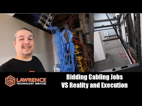 Bidding Cabling Jobs VS Reality and Execution