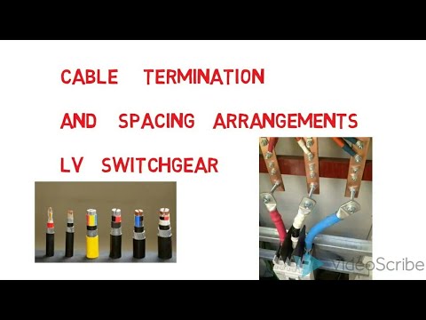 cable termination &spacing  low voltage new simple explaintion