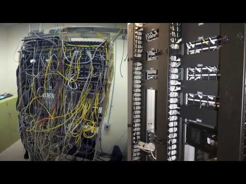 Data Network Cabling Rewire Time Lapse