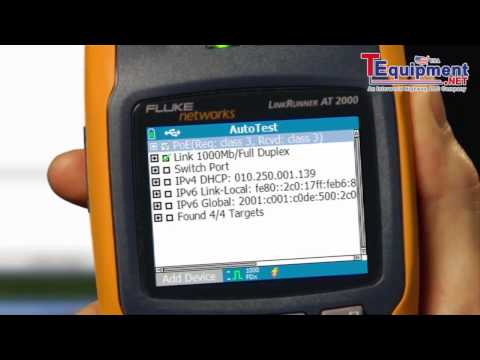 Fluke Networks: How To Test Network Connectivity In 10 Seconds