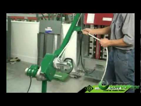 Greenlee GL-UT2 Ultra Tugger 2 Cable Puller – Use and Operation of Greenlee Cable Puller – YouTube
