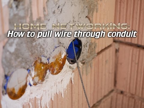 Home Networking: How to run cable through walls