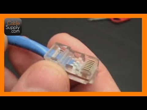 How to make a Cat5e Network/Ethernet Cable