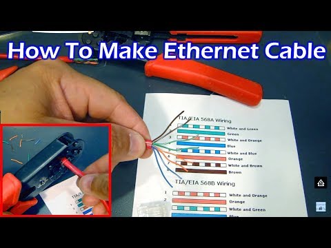 How To Make Ethernet Cable – Straight Through & Crossover