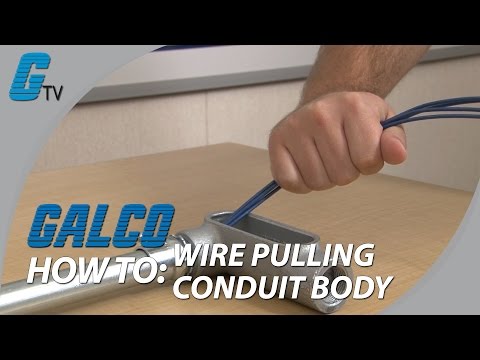 How to Pull Wire Through a Conduit Outlet Body