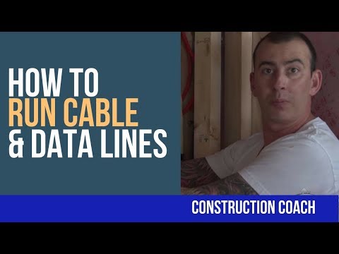 How to Run Cable & Data Lines – DIY