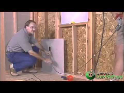 How to Run Cable Through the Wall Demonstration – Easy Home Cabling Installation – YouTube