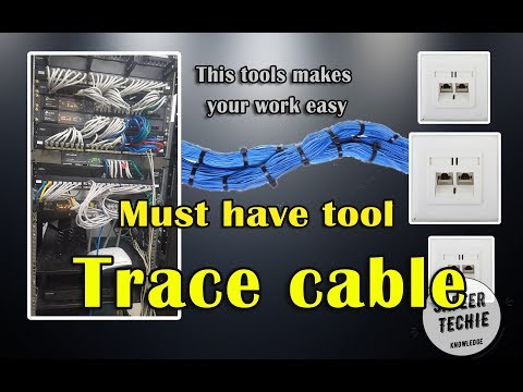 How to trace network cables