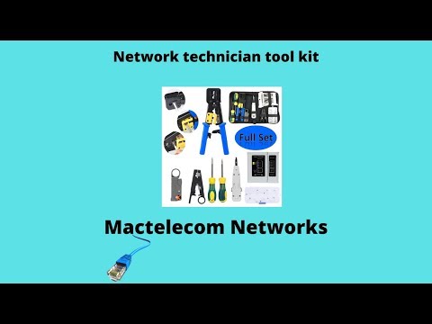 Network technician tool kit, Security camera technician tool kit