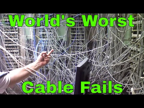 Scary Network Wiring and Cabling Fails in the IT Closet