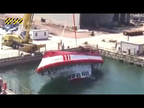 VIDEO: 10 Ship Launches Gone VERY Wrong