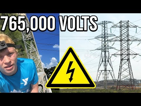 VIDEO: Morons CLIMBING LIVE POWER LINES: MASSIVE ELECTRICAL TOWER. NOT SAFE