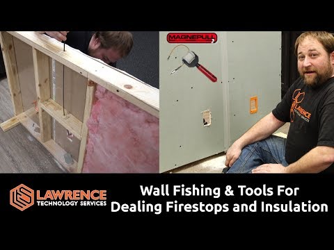 VIDEO: Wall Fishing Tools and How To Use Them When Dealing With Fire Stops and Insulation