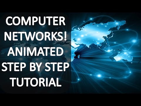 What is a Computer Network | Animated step by step tutorial |How devices communicate with each other