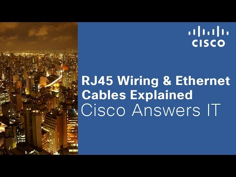 VIDEO: RJ45 Wiring Ethernet Cables Explained